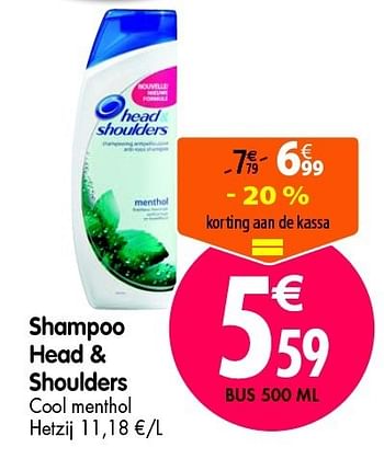 Promoties Shampoo head + shoulders - Head & Shoulders - Geldig van 11/07/2012 tot 17/07/2012 bij Match