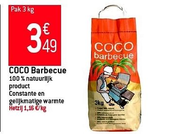 Promoties Coco barbecue - CoCo - Geldig van 11/07/2012 tot 17/07/2012 bij Match Food & More
