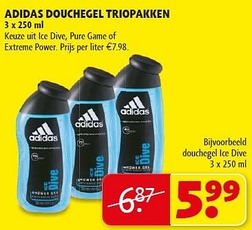 Adidas ice dive 2025 shower gel kruidvat