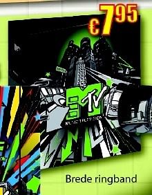 Promoties Brede ringband - MTV - Geldig van 06/08/2012 tot 05/09/2012 bij ToyChamp