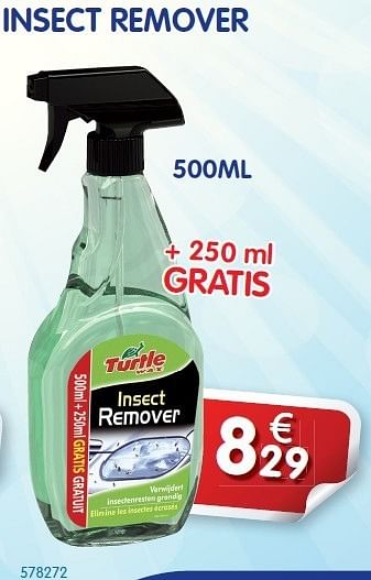 Promoties Insect remover - Turtle wax - Geldig van 09/08/2012 tot 08/09/2012 bij Auto 5
