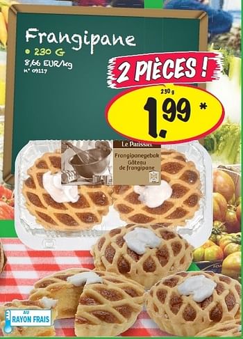 Produit Maison Lidl Frangipane En Promotion Chez Lidl