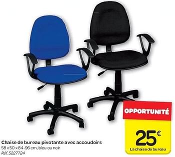 Promotion Carrefour Chaise De Bureau Pivotante Avec Accoudoirs Produit Maison Carrefour Meubles Valide Jusqua 4 Promobutler