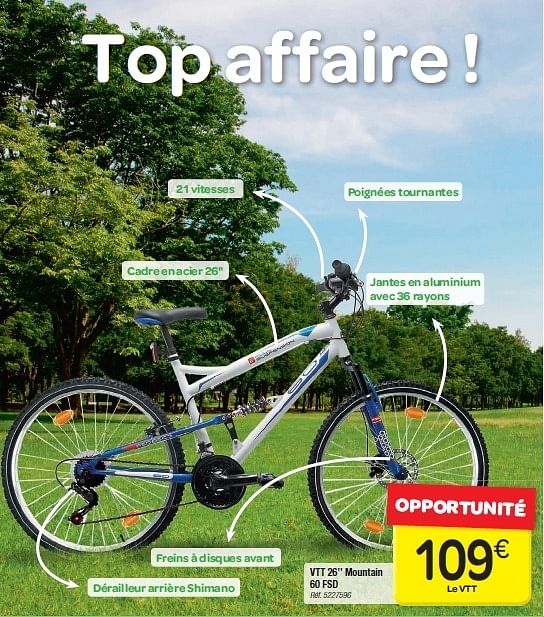 carrefour vtt