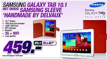 Promoties Samsung galaxy tab 10.1 - Samsung - Geldig van 27/08/2012 tot 09/09/2012 bij Auva