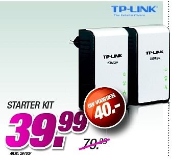 Promoties Starter kit - TP-LINK - Geldig van 27/08/2012 tot 09/09/2012 bij Auva