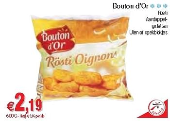 Promoties Rösti aardappelgaletten - Bouton D'Or - Geldig van 28/08/2012 tot 02/09/2012 bij Intermarche