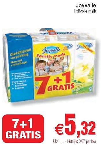 Promoties Halfvolle melk - Joyvalle - Geldig van 28/08/2012 tot 02/09/2012 bij Intermarche