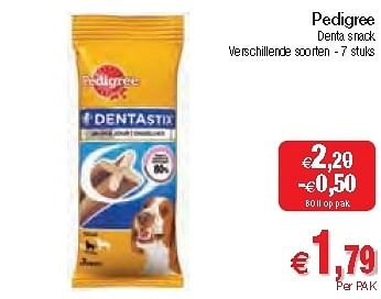 Promotions Denta snack - Pedigree - Valide de 28/08/2012 à 02/09/2012 chez Intermarche