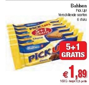 Promoties Pick up - Bahlsen - Geldig van 28/08/2012 tot 02/09/2012 bij Intermarche
