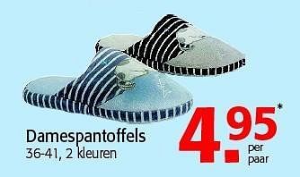 Promoties Damespantoffels - Huismerk - Alvo - Geldig van 29/08/2012 tot 11/09/2012 bij Alvo