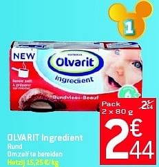 Promoties Olvarit ingredient rund - Olvarit - Geldig van 29/08/2012 tot 04/09/2012 bij Match Food & More