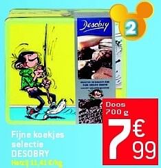 Promoties Fijne koekjes selectie desobry - Desobry - Geldig van 29/08/2012 tot 04/09/2012 bij Match Food & More
