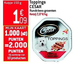 Promoties Toppings cesar - Cesar - Geldig van 29/08/2012 tot 04/09/2012 bij Match Food & More
