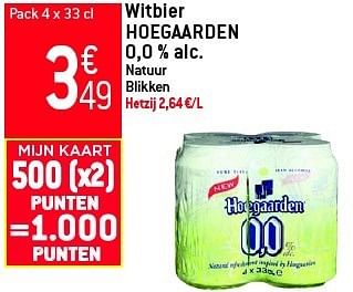 Promoties Witbier hoegaarden - Hoegaarden - Geldig van 29/08/2012 tot 04/09/2012 bij Match Food & More