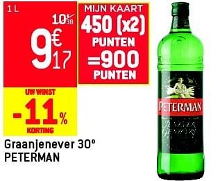 Promotions Graanjenever peterman - Peterman - Valide de 29/08/2012 à 04/09/2012 chez Match Food & More