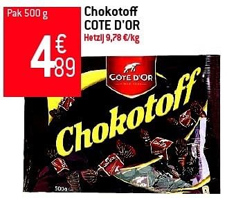 Promoties Chokotoff cote d`or - Cote D'Or - Geldig van 29/08/2012 tot 04/09/2012 bij Match Food & More