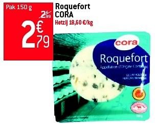Promotions Roquefort cora - Cora - Valide de 29/08/2012 à 04/09/2012 chez Match Food & More