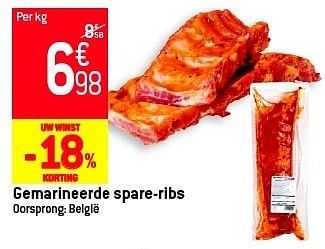 Promoties Gemarineerde spare-ribs - Huismerk - Match Food & More - Geldig van 29/08/2012 tot 04/09/2012 bij Match Food & More