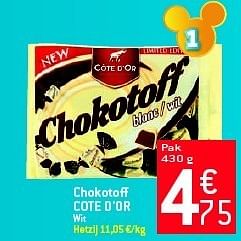 Promoties Chokotoff cote d`or - Cote D'Or - Geldig van 29/08/2012 tot 04/09/2012 bij Match