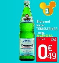Promoties Bruisend water tönissteiner - Tonissteiner - Geldig van 29/08/2012 tot 04/09/2012 bij Match