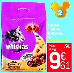Promoties Kattenbrokjes whiskas - Whiskas - Geldig van 29/08/2012 tot 04/09/2012 bij Match
