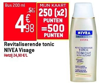 Promotions Revitaliserende tonic nivea visage - Nivea - Valide de 29/08/2012 à 04/09/2012 chez Match
