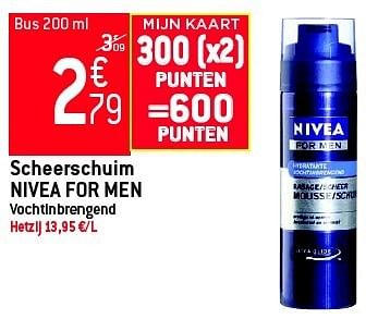 Promotions Scheerschuim nivea for men - Nivea - Valide de 29/08/2012 à 04/09/2012 chez Match