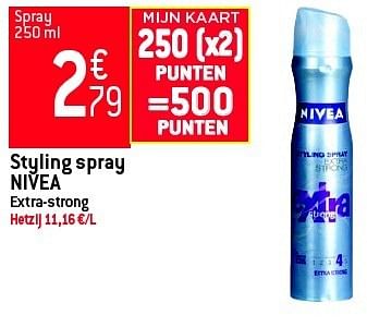 Promoties Styling spray nivea - Nivea - Geldig van 29/08/2012 tot 04/09/2012 bij Match