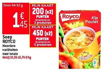 Promoties Soep royco - Royco - Geldig van 29/08/2012 tot 04/09/2012 bij Match