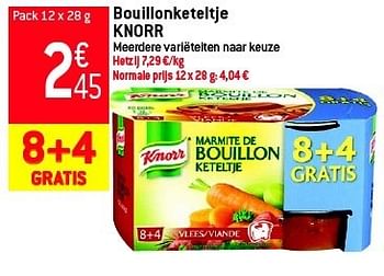Promoties Bouillonketeltje knorr - Knorr - Geldig van 29/08/2012 tot 04/09/2012 bij Match