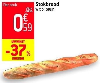 Promoties Stokbrood - Huismerk - Match - Geldig van 29/08/2012 tot 04/09/2012 bij Match