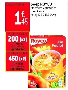 Promoties Soep royco - Royco - Geldig van 29/08/2012 tot 04/09/2012 bij Smatch