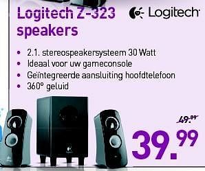 Promotions Logitech z-323 speakers - Logitech - Valide de 31/08/2012 à 09/09/2012 chez PC Center