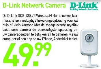Promoties D-link netwerk camera - D-Link - Geldig van 31/08/2012 tot 09/09/2012 bij PC Center
