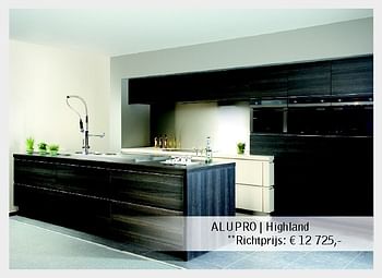 Promoties Alupro - highland - Huismerk - Dovy Keukens - Geldig van 01/09/2012 tot 30/09/2012 bij Dovy Keukens