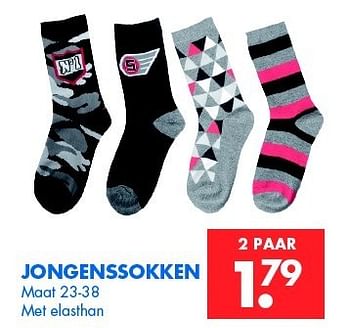 Promoties Jongenssokken - Huismerk - Zeeman  - Geldig van 01/09/2012 tot 15/09/2012 bij Zeeman