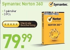 Promoties Symantec norton 360 - Symantec - Geldig van 01/09/2012 tot 30/09/2012 bij CBM ICT Solutions