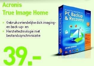 Promoties Acronis true image home - Acronis - Geldig van 03/09/2012 tot 30/09/2012 bij VCD