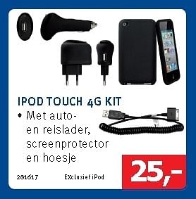 Promoties Ipod touch 4g kit - Huismerk - De Harense Smid - Geldig van 03/09/2012 tot 15/09/2012 bij De Harense Smid