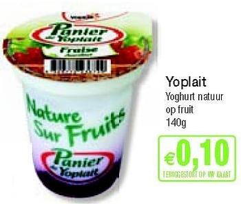 Promoties Yoghurt natuur op fruit - Yoplait - Geldig van 03/09/2012 tot 30/09/2012 bij Intermarche