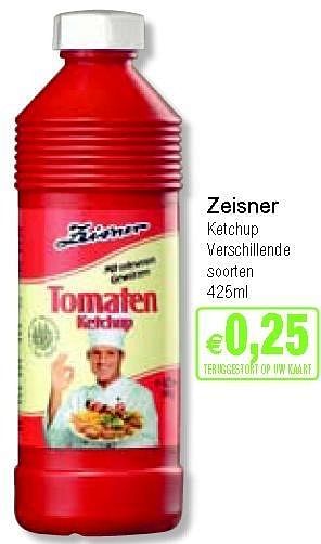 Promoties Ketchup - Zeisner - Geldig van 03/09/2012 tot 30/09/2012 bij Intermarche
