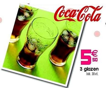Promotions 3 glazen - Coca Cola - Valide de 04/09/2012 à 12/09/2012 chez Gifi