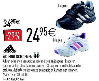 Promoties Adimiri schoenen - Adidas - Geldig van 08/09/2012 tot 29/09/2012 bij Decathlon