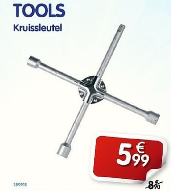 Promoties Kruissleutel - Huismerk - Auto 5  - Geldig van 10/09/2012 tot 09/10/2012 bij Auto 5