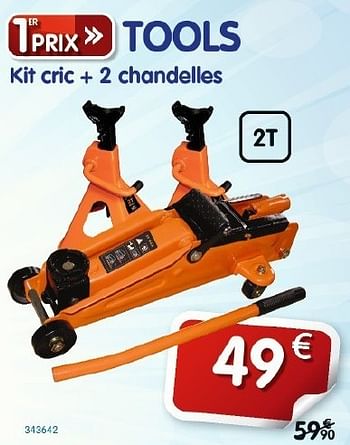 Promotions Kit kric + chandelles - Produit maison - Auto 5  - Valide de 10/09/2012 à 09/10/2012 chez Auto 5