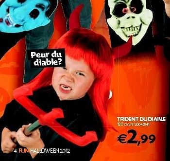 Promotions Trident du diable - Produit maison - Fun - Valide de 18/09/2012 à 15/10/2012 chez Fun