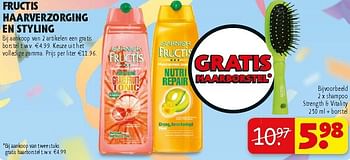 Promoties Fructis haarverzorging en styling - Fructis - Geldig van 18/09/2012 tot 23/09/2012 bij Kruidvat