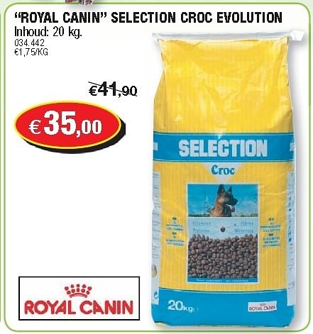 Royal canin best sale selection croc