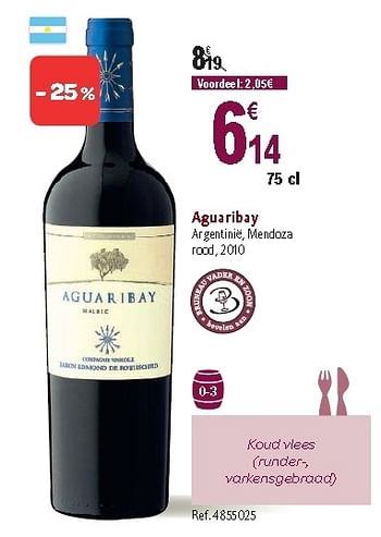  promotion  Carrefour  Market Aguaribay Vins  rouges Vin  